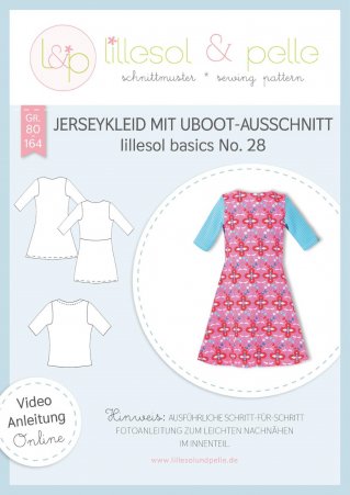 lillesol Kinder Jerseykleid No.28 Gr. 80-164 