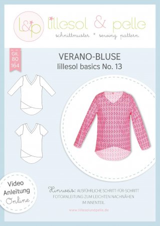 llillesol Kinder Verano-Bluse No.13 Gr. 80-164 