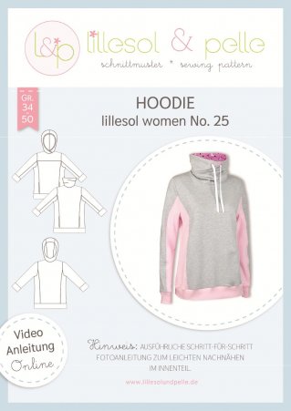 lillesol Damen Hoodie No.25 Gr. 34-50 