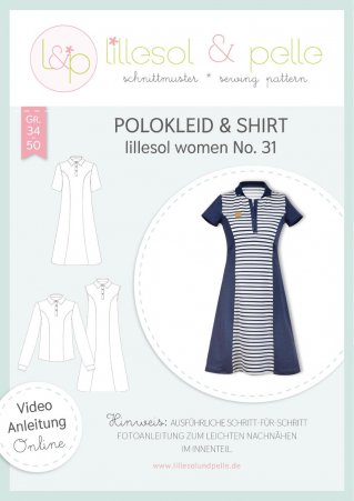 lillesol Damen Polokleid+Shirt No.31 Gr. 34-50 