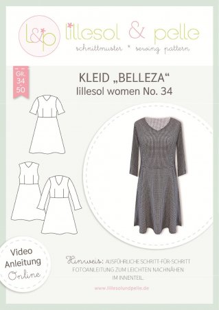 lillesol Damen Kleid Belleza No. 34 Gr. 34-50 
