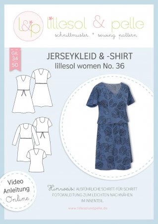 lillesol Damen Jerseykleid  No.36 Gr. 34-50 