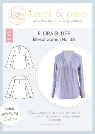 lillesol Damen Flora-Bluse  No.38 Gr.  34-50 