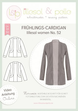 lillesol Damen Cardigan No.52 Gr. 34-50 