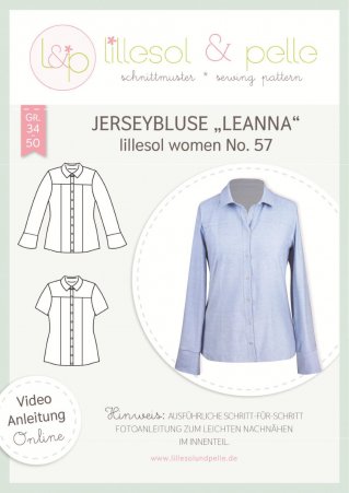 lillesol Damen Jerseybluse No.57 Gr. 34-50 