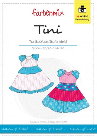 farbenmix Kinder Tini Gr. 86/92-134/140 