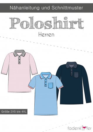 fadenkäfer Herren Poloshirt Gr. 2XS-4XL 