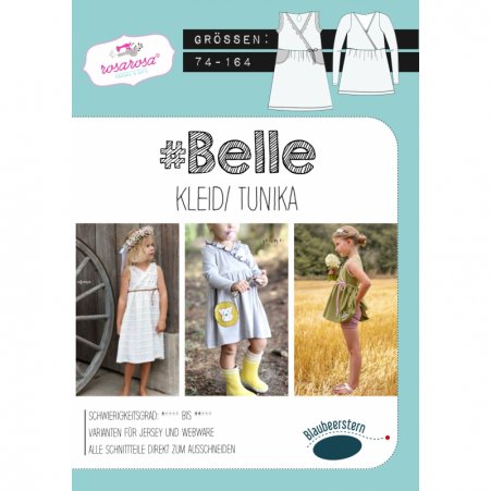 rosarosa-Schnittmuster Belle Gr. 74-164 