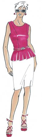Schnittmuster Berlin Bluse Cecilia Gr. 36