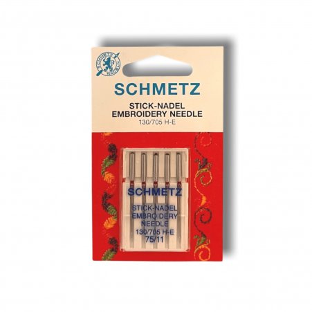 Schmetz Nadeln Sticken 75 SB5 130/705 H-E 