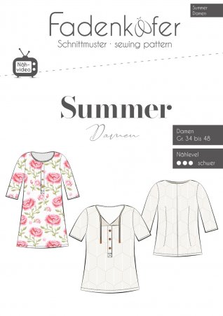 fadenkäfer Damen Bluse/Tunika Summer Gr. 34-48 