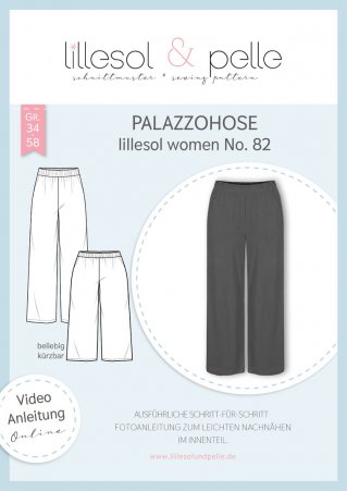 lillesol Damen Palazzohose  No.82 Gr. 34-58 