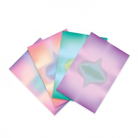 Designfolie Hexapastel DIN A4 Bogen  