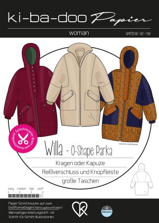 ki-ba-doo Damen Parka Willa Gr. 32-58 
