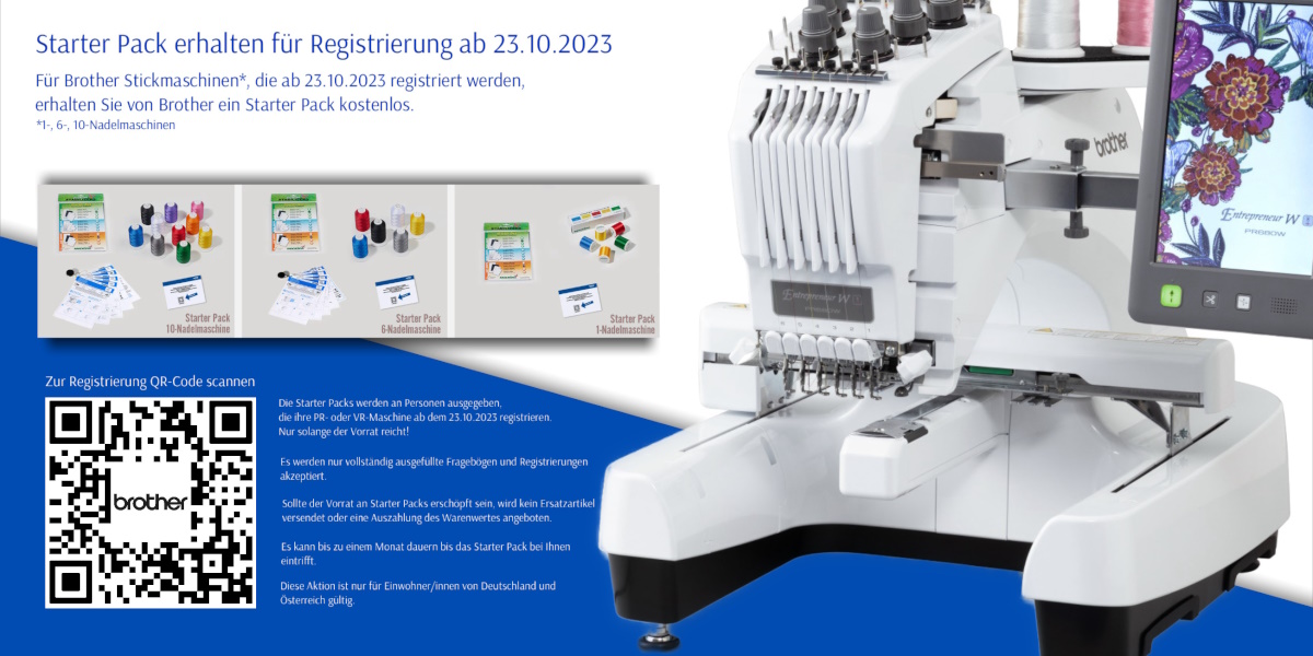 Brother-Registrierung-Stickmaschine