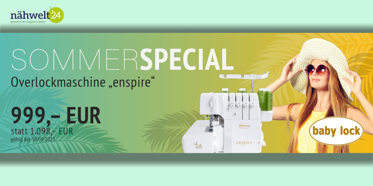 Babylock enspire Sommerspecial2023
